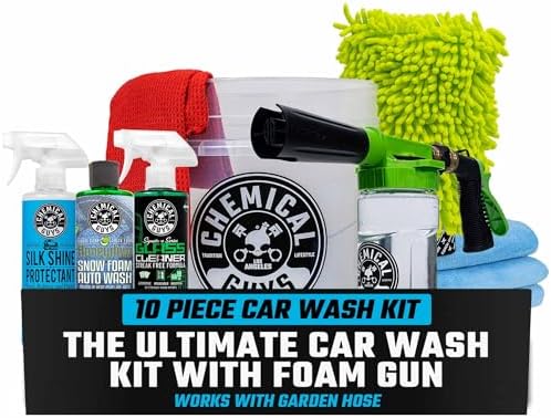Chemical Guys, 10-Piece Car Wash Kit with Foam Gun