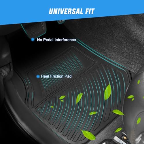 Nilight Rubber Floor Mats for Cars Trucks SUVs
