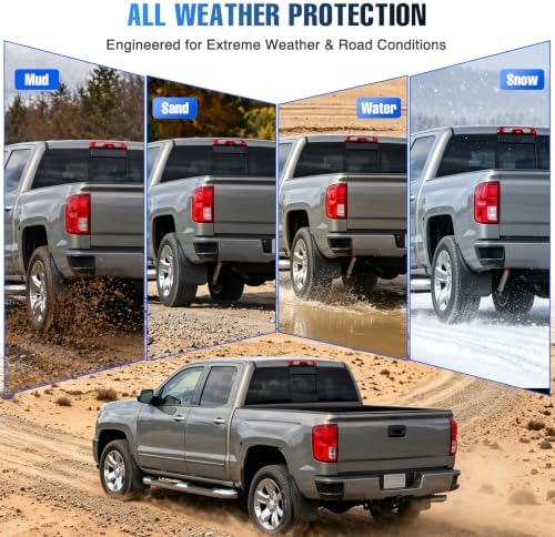 Nilight Mud Flaps for Chevrolet Silverado 1500 2500HD 3500HD 2014-2018