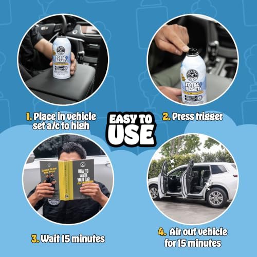 Chemical Guys, Total Reset Odor Eliminator Fogger, Car Interior, 2 Pack
