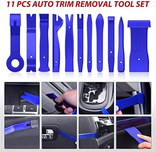 Nilight 200Pcs Trim Removal Tool, Auto Push Pin Bumper Retainer Clip Set