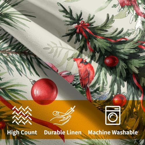Winter Christmas Tree Pillow Covers 16x16 Set of 2 Highly Absorbent - Image 6