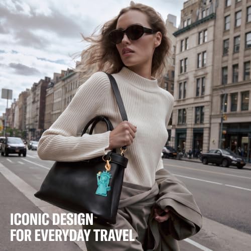 Travel Icon Leather Bag Charm - Unique Keychain Purse Charm For Handbags