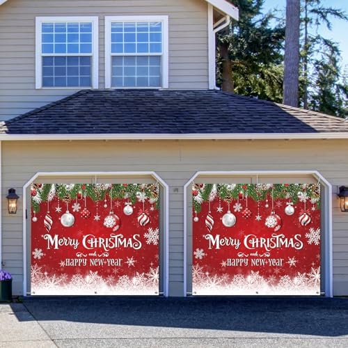 Teenyyou Christmas Garage Door Decorations 7 x 8 ft - Image 6