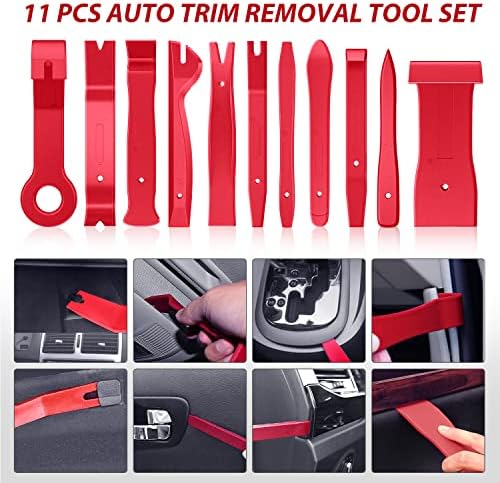 Nilight 200Pcs Trim Removal Tool, Auto Push Pin Bumper Retainer Clip Set