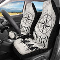 Guidepost Print Auto Seat Covers for Women Men, Soft Car Seat Protector Vehicle Seats Cushion Pad Mat Auto Decorations Accessories for SUV Truck Vans Sedans