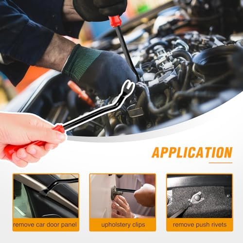 GOOACC 200PCS Car Plastic Rivets Fasteners Push Retainer Kit, 10 Most Popular Sizes Auto Push Pin Rivets,for Tesla Body Interior and Exterior Retainer Fastener Clip - Image 5