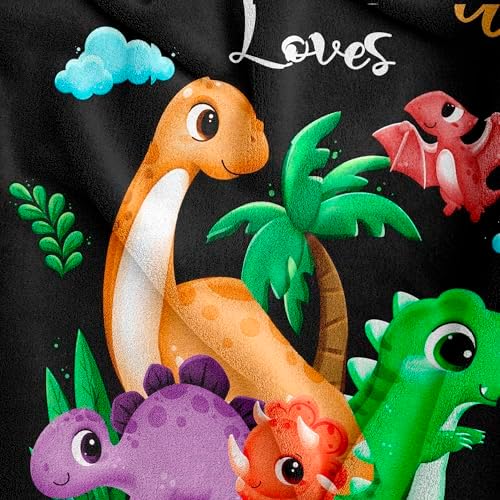 Amonee-YL Dinosaur Blanket 40"X50", Dinosaur Blanket for Boys, Dino Gifts - Image 2