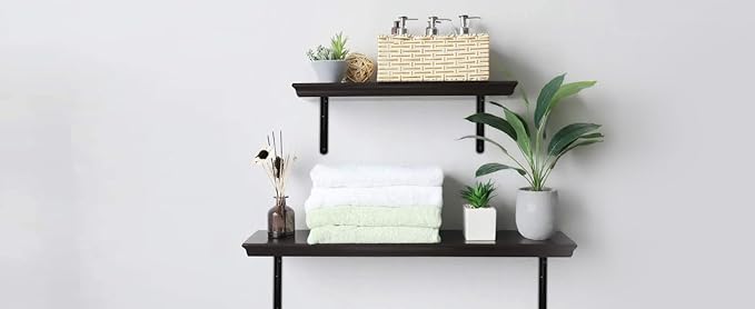 24 Pack L11 x H 8" Black Heavy Duty Shelf Brackets - Image 8