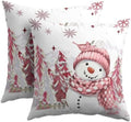 Merry Christmas Snowman Pillow Covers 22x22 Set of 2 Highly Absorbent by Unknown