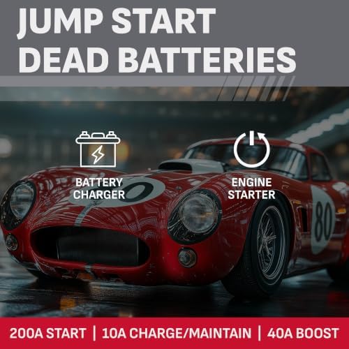 Schumacher Electric 10A Car Battery Charger & 200A Engine Start – SC1446 - Image 2