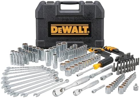 DEWALT Mechanics Tool Set, 1/4 and 3/8 Inch Drive, SAE, 172-Piece (DWMT81533) by Unknown