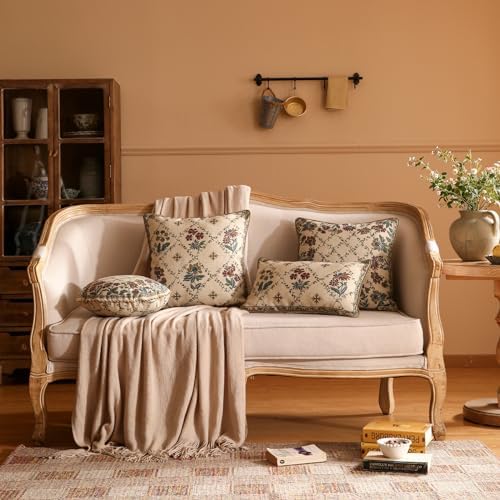 patdrea Designer French Vintage Throw Pillow Cover,12"x20" - Image 3
