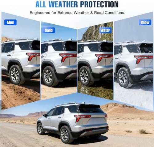 Nilight Mud Flaps Splash Guards for Chevrolet Equinox 2025-2026