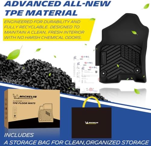 Michelin Vehicle Mats for 2019-2024 Ram 1500 Crew Cab Bucket Seat