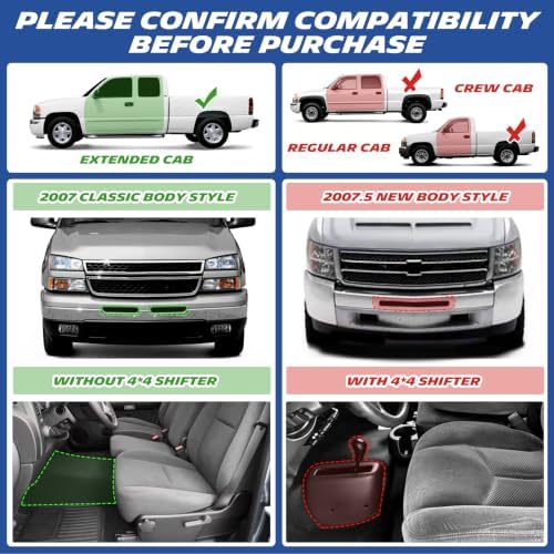 Michelin Vehicle Mats for 1999-2007 Silverado/Sierra 1500/2500/2500HD/3500