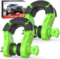 Nilight Mega D-Ring Shackles, 3/4" Heavy Duty Recovery Tow Shackle