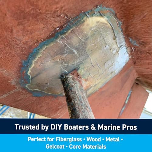 TotalBoat Polyester Structural Repair Putty - Marine Grade Long Strand Fiber Fiberglass Reinforced Filler for Boat and Automotive Repair - Image 4