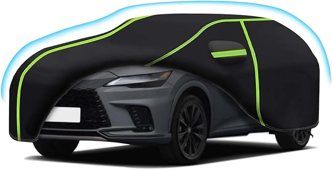 Car Cover for 2015-2024 RX350 RX450 RX500，PEVA Full Car Cover –Adding Cotton by BENDCOKO