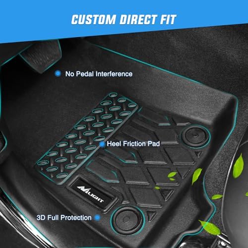 Nilight TPE Floor Mats for Mercedes Benz GLC 300 GLC 43 GLC 63
