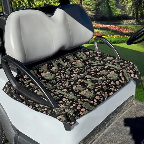 Yewattles Golf Cart Seat Cover Portable Club Car Seat Towel Universal Fit 2-Seat Golf Cart by Yewattles