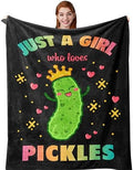 Amonee-YL Pickle Gifts, Pickles Blanket 40"X50", Pickle Gifts for Girls by Amonee-YL