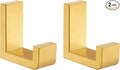 Angle Simple Towel Hook Brushed Gold 2 Pack, 304 Stainless Steel Robe Hook by AngleSimple