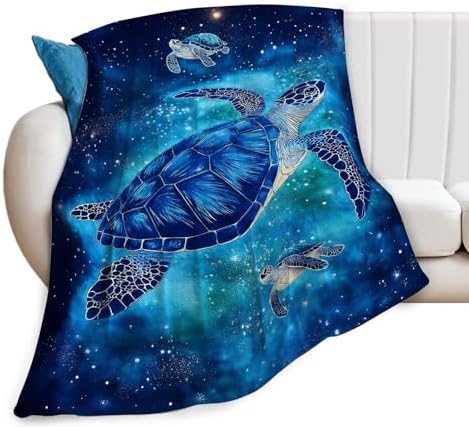 Sea Turtles Throw Blanket Fleece Flannel Stuff Plush Gifts 40"X50" by Unknown