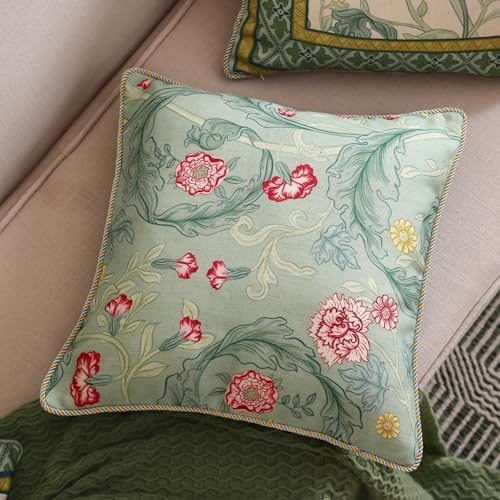patdrea Designer French Vintage Throw Pillow Cover,18"x18" - Image 6