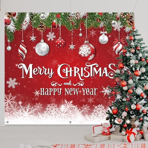 Teenyyou Christmas Garage Door Decorations 7 x 8 ft - Image 7