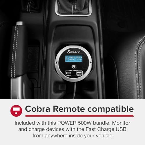 Cobra CPIALCDG1 Remote Controller and Cobra POWER 500W Power Inverter Bundle - Image 5