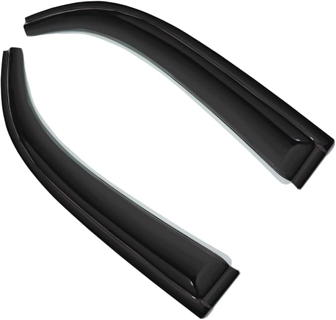 2pc 3D Sun Rain Guard Window Visor Wind Deflector Compatible by GLDIFA