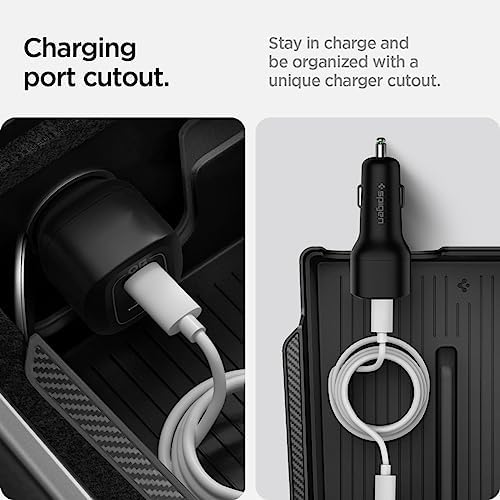 Spigen Armrest Console Organizer for Legacy Tesla Model Y & 3