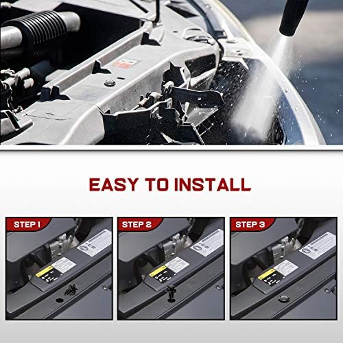 Nilight 400PCS Car Retainer Clips 6mm 7mm 8mm 9mm 10mm Expansion Screws Replacement Kit Bumper Push Rivet Clips for GM Ford Toyota Honda Chrysler Nissan
