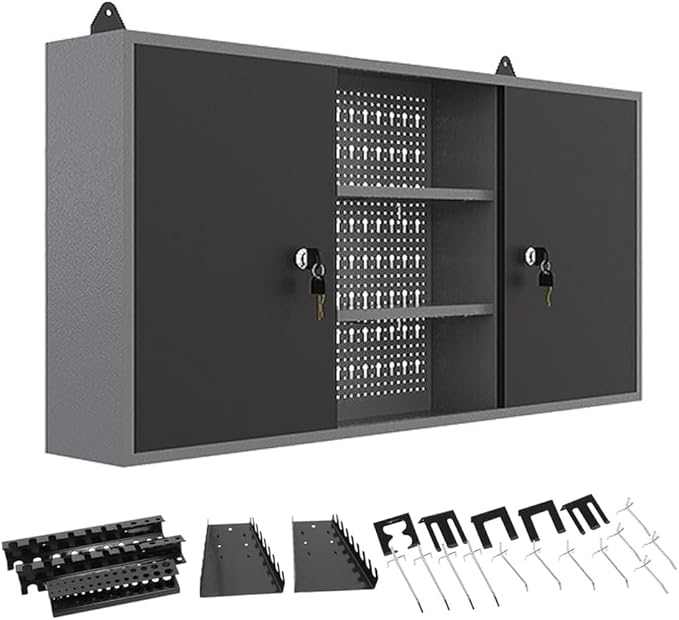 JZD Steel Wall Mount Storage Cabinet System by JZD