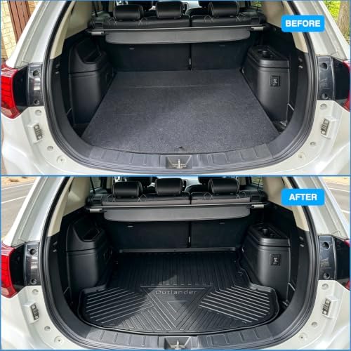 Nilight Cargo Mat for Mitsubishi Outlander with Subwoofer 2016-2021