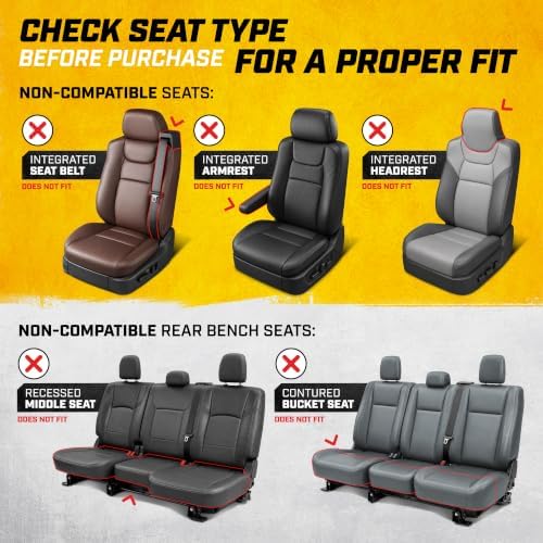 CAT MeshFlex Seat Covers Full Set for Full-Size Pickup Trucks Only - Blue