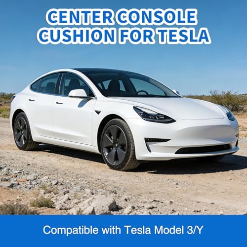 Nilight Center Console Cover for Tesla Model 3 Model Y Armrest Covers Pads
