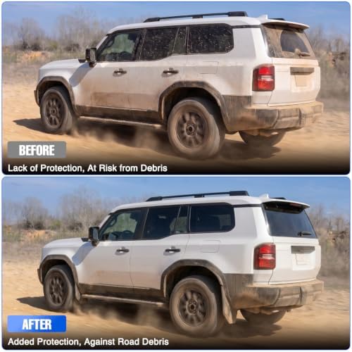 Nilight Mud Flaps Splash Guards for Toyota Land Cruiser Prado 2020-2026