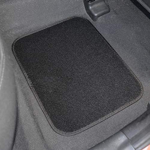 Motor Trend FatRug Premium Carpet Car Floor Mats - Thick Robust Auto Gear, Universal Fit for Your Car Truck or SUV, Black