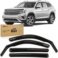 Nilight in-Channel Vent Window Visors for VW Atlas Standard 2018-2025, 4PCS