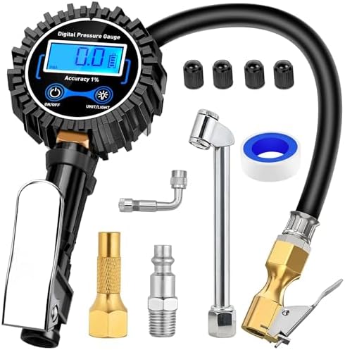 Nilight Tire Inflator with Digital Pressure Gauge 250PSI Heavy Duty