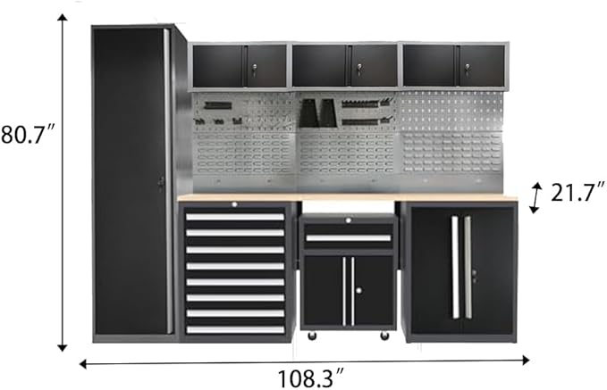 JZD Storage Cabinet Set, Pro Tool Organization System - Image 2
