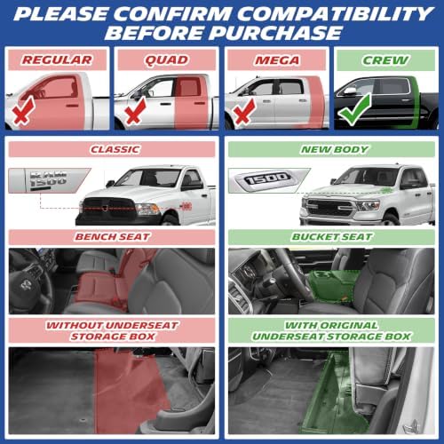 Michelin Vehicle Mats for 2019-2024 Ram 1500 Crew Cab Bucket Seat