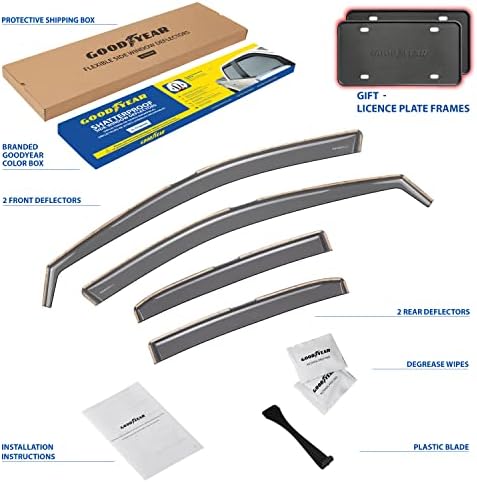 Goodyear in-Channel Window Deflectors for Toyota Camry 2018-2024