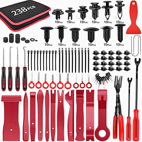 GOOACC 238Pcs Auto Trim Removal Tool and Push Pin Retainer Clip Set by GOOACC