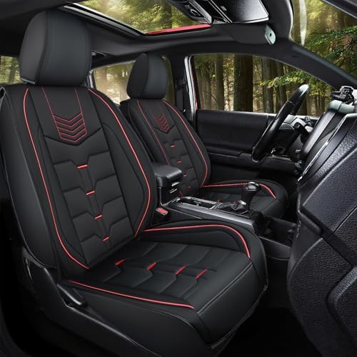 Nilight Car Seat Covers Front Seat Compatible with 2005-2024 Toyota Tacoma