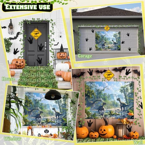 Daisyinner Halloween Dinosaur Trunk or Treat Decorations