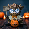 Halloween Highland Cow LED Statue, Boo Sign Pumpkin Decor by Unknown
