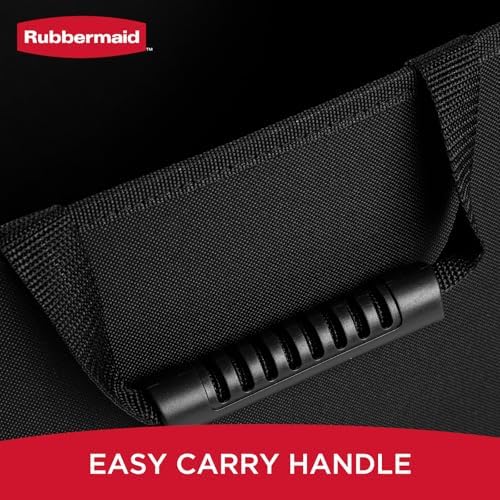 Rubbermaid Car Organizer, Collapsible Trunk Organizer with Removable Leakproof Cooler Bag without Lid, Multi-Compartment Car Storage Organization for Car Accessories, 5 Compartments Without Cover,